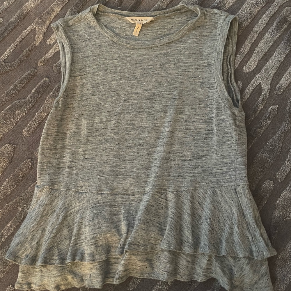 Rebecca Taylor gray top